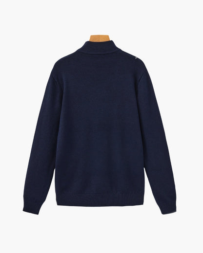 Essential Ribbed Mock Neck Sweater