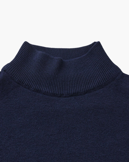 Essential Ribbed Mock Neck Sweater